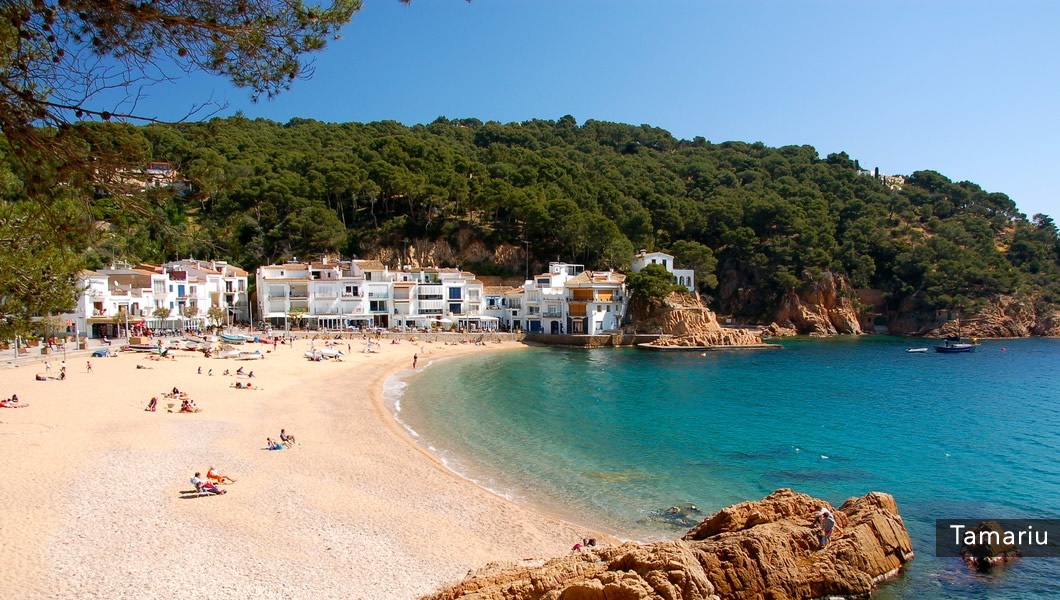 Stranden van de Costa Brava: Tamariu