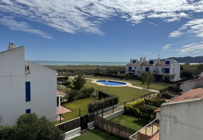  en Torroella de Montgri - Les Dunes 107 - A 60 m de la platja, aire,  piscina i jardí