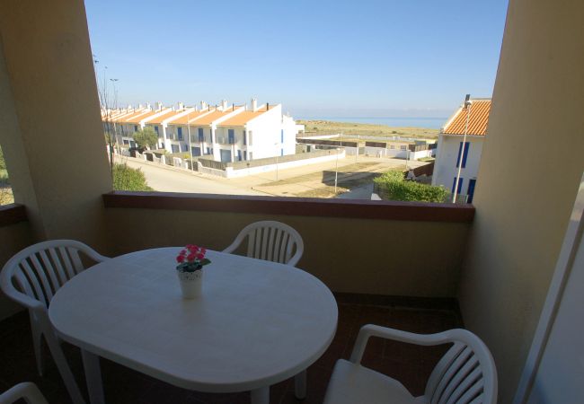 Apartamento en Torroella de Montgri - Apartamento 21C con vistas al mar, piscina y wifi