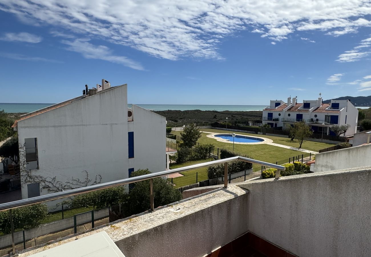 Casa adosada en Torroella de Montgri - Les Dunes 107 - A 60 m de la playa, aire, piscina y jardín
