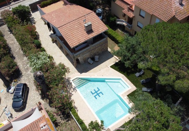 villa à Torroella de Montgri - El Perdal - piscine privée, clima, jardin spacieux